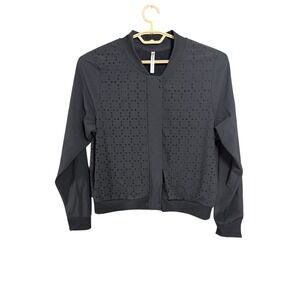 Fabletics Womens Ithaca Jacket Black Size‎ XL Full Zip